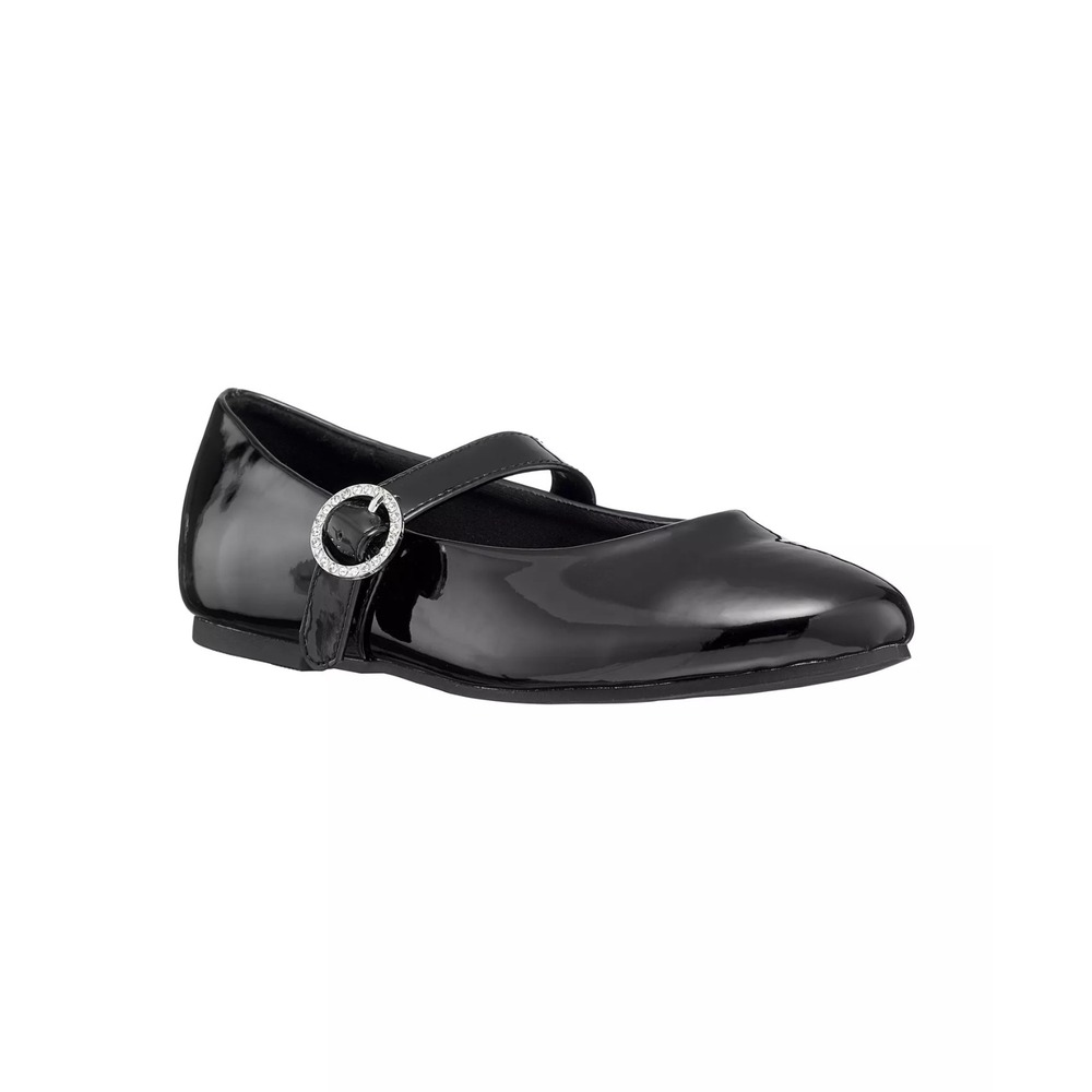 Jessica Simpson Toddler Girls Size 7C Patent Leather Amy Buckle Ballet Flats